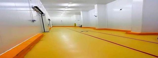 หลังส่งมอบ — พื้น PU Concrete โรงงานผลิตอาหาร